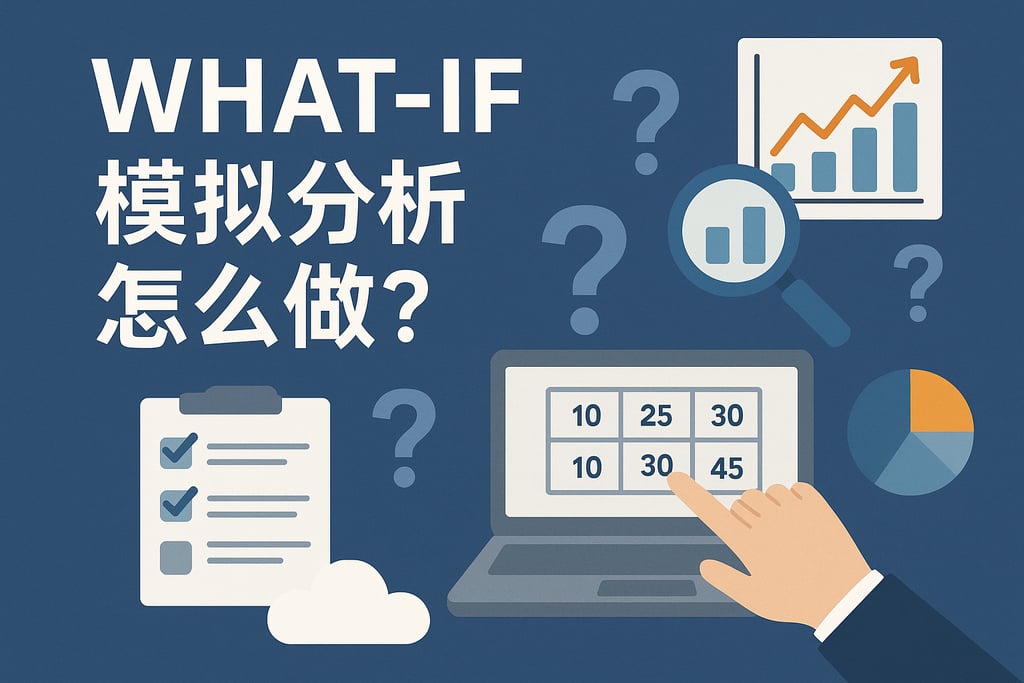 WHAT-IF 模拟分析怎么做？